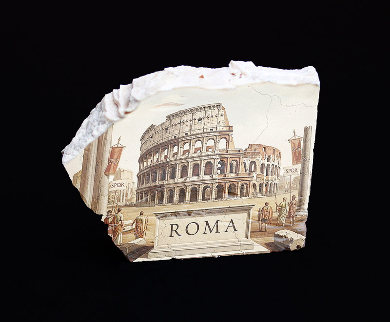 roman colosseum travertine stone