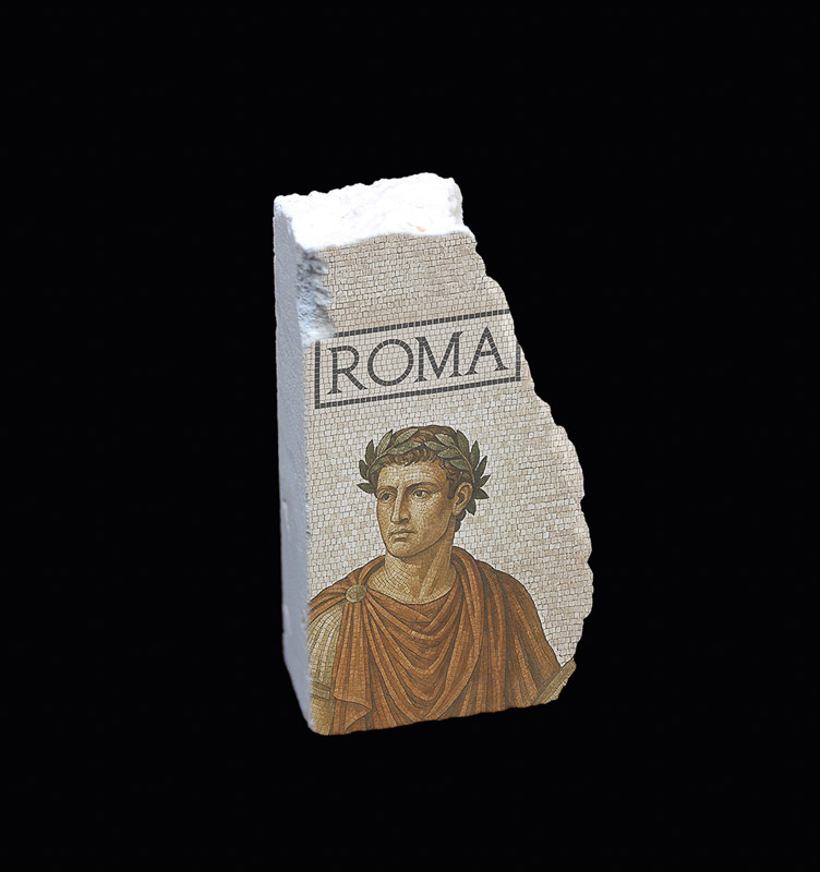 emperor mosaic roman souvenir